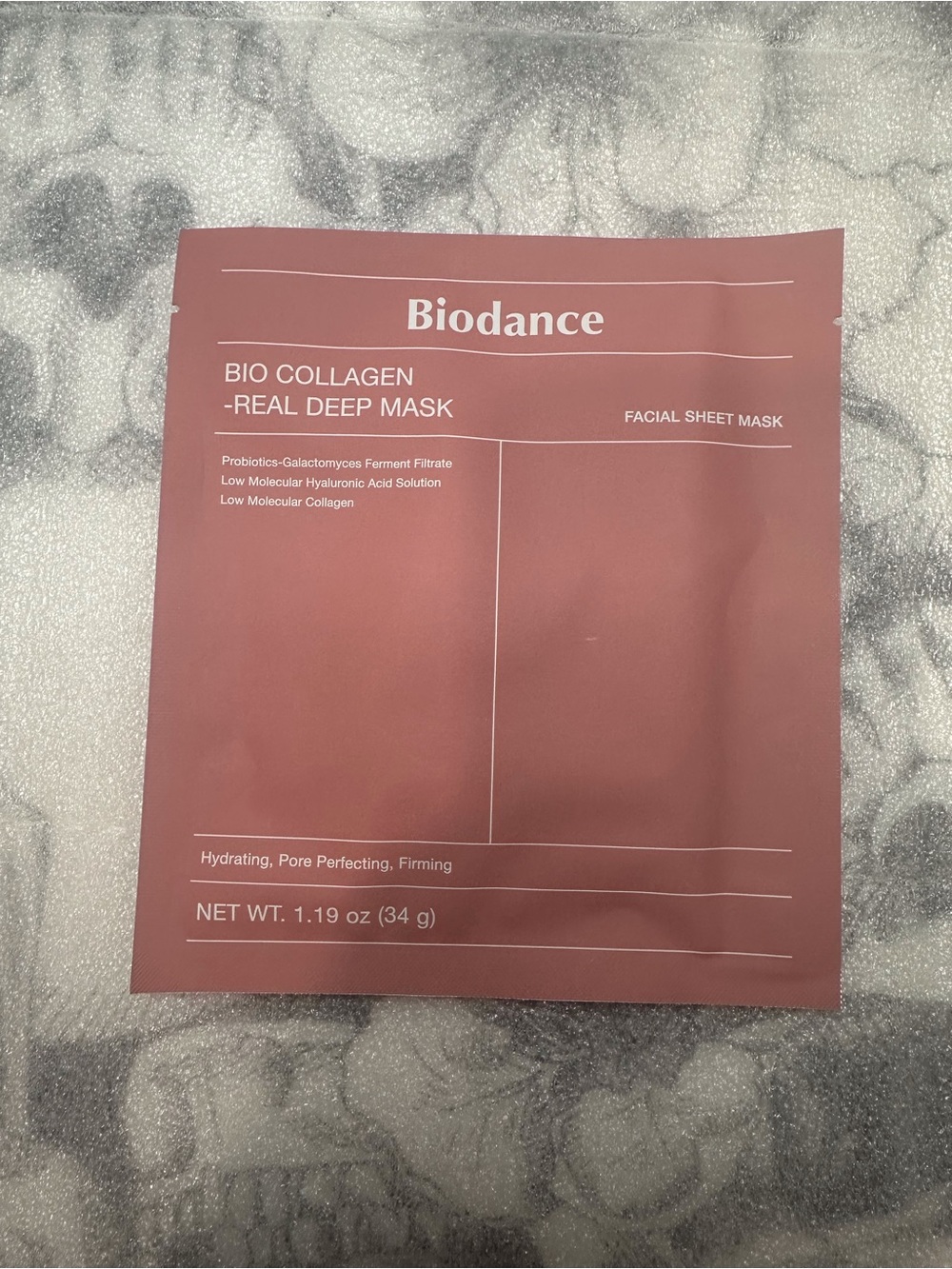 Biodance Bio Collagen Deep Hydration Sheet Mask - Rose